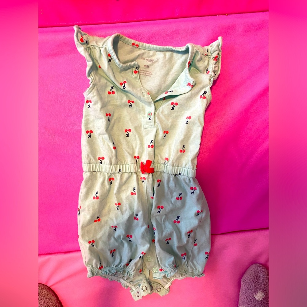 Simple joys tank top romper snap